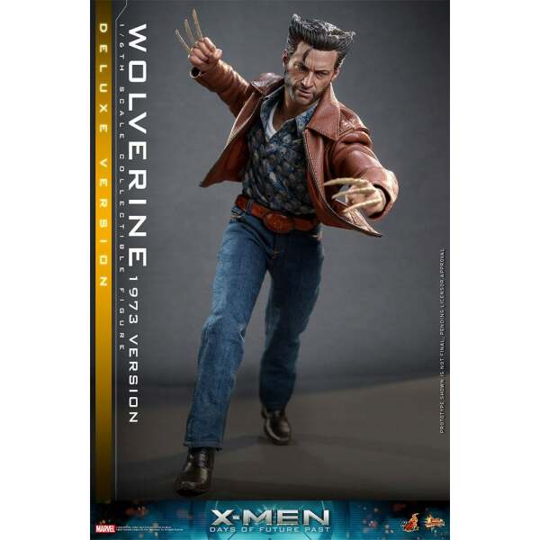 Figura Wolverine 1973 Version Deluxe Version X-Men Días del futuro pasado Movie Masterpiece 1/6 30 cm - Collector4u.com