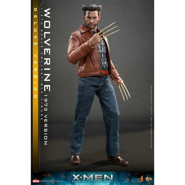 Figura Wolverine 1973 Version Deluxe Version X-Men Días del futuro pasado Movie Masterpiece 1/6 30 cm - Collector4u.com