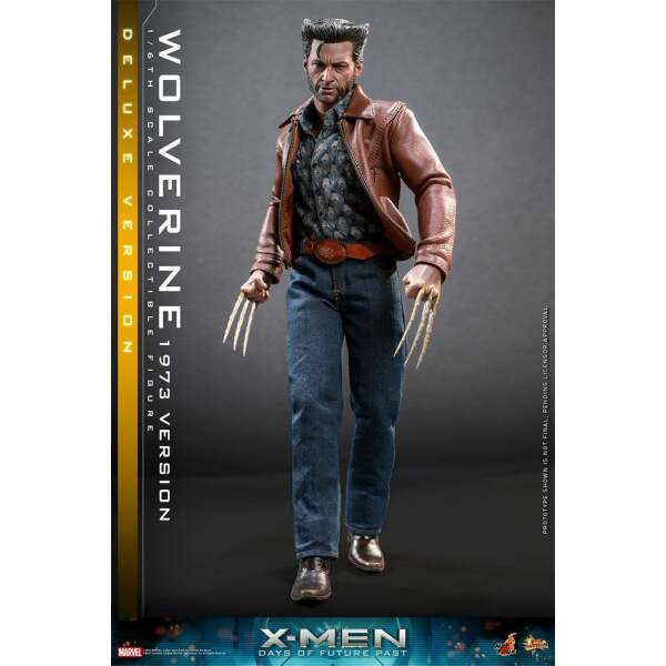 Figura Wolverine 1973 Version Deluxe Version X-Men Días del futuro pasado Movie Masterpiece 1/6 30 cm - Collector4u.com