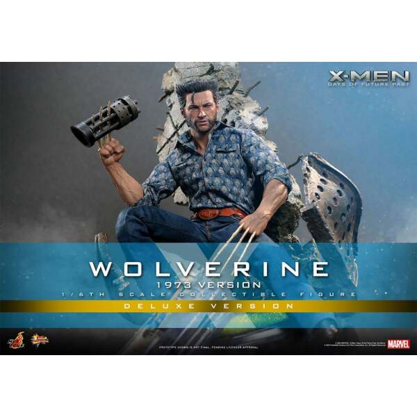 Figura Wolverine 1973 Version Deluxe Version X-Men Días del futuro pasado Movie Masterpiece 1/6 30 cm - Collector4u.com