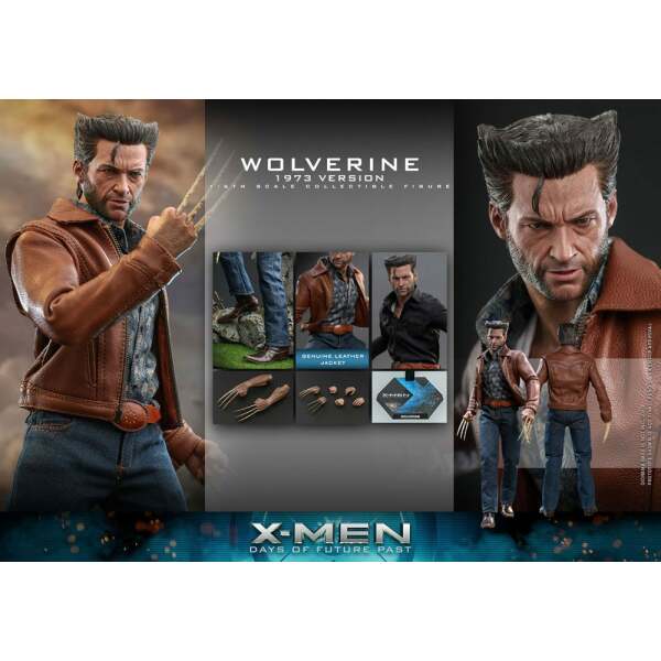 Figura Wolverine 1973 Version X-Men Días del futuro pasado Movie Masterpiece 1/6 30 cm - Collector4u.com