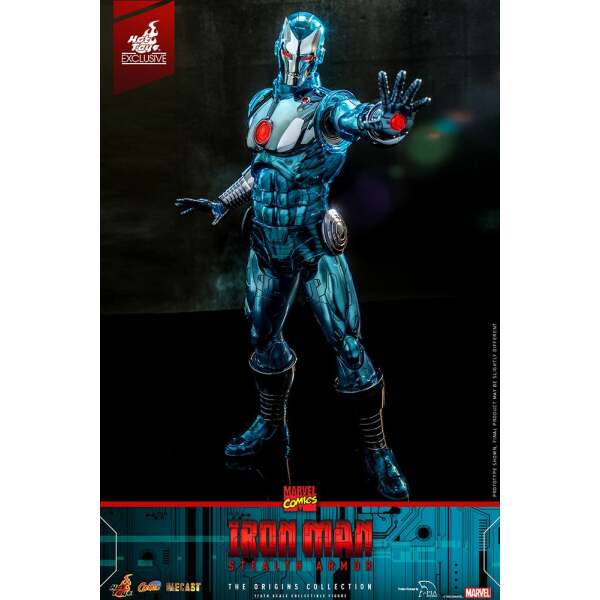 Figura Iron Man Stealth Armor Hot Toys Exclusive Marvel Comics Diecast 1/6 33 cm - Collector4u.com