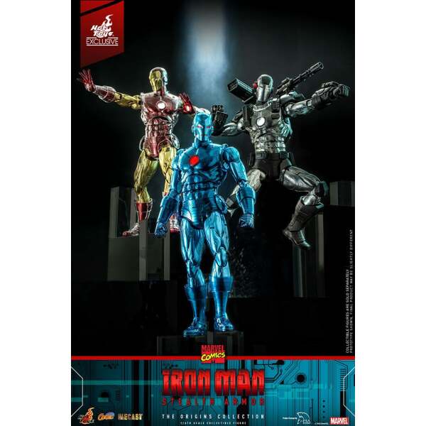 Figura Iron Man Stealth Armor Hot Toys Exclusive Marvel Comics Diecast 1/6 33 cm - Collector4u.com