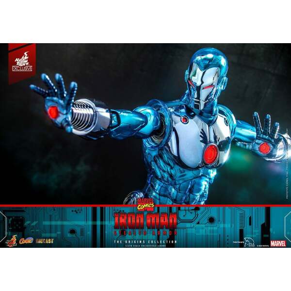 Figura Iron Man Stealth Armor Hot Toys Exclusive Marvel Comics Diecast 1/6 33 cm - Collector4u.com