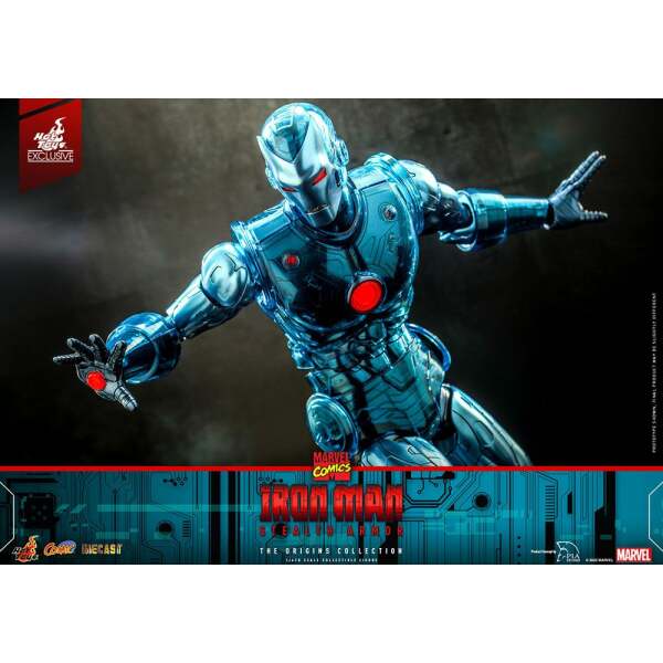 Figura Iron Man Stealth Armor Hot Toys Exclusive Marvel Comics Diecast 1/6 33 cm - Collector4u.com