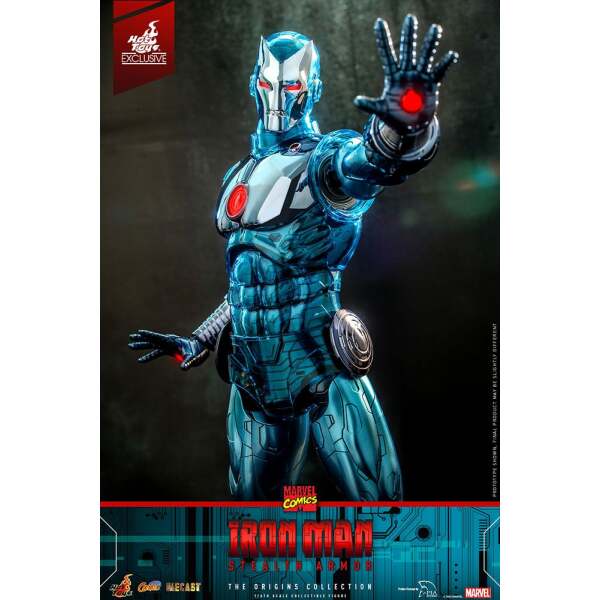 Figura Iron Man Stealth Armor Hot Toys Exclusive Marvel Comics Diecast 1/6 33 cm - Collector4u.com