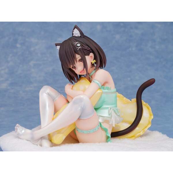 Estatua Ayaka Chan Original Character Pvc 1 6 Mint Green Gaou Ver 14 Cm 10