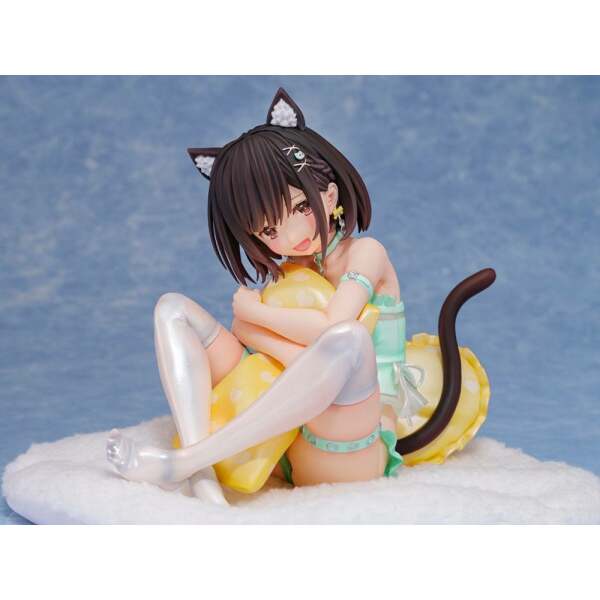 Estatua Ayaka chan Original Character PVC 1/6 Mint Green Gaou Ver. 14 cm - Collector4u.com