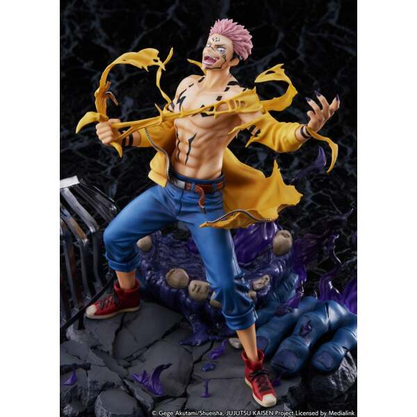 Estatua Sukuna Jujutsu Kaisen PVC 1/7 25 cm - Collector4u.com