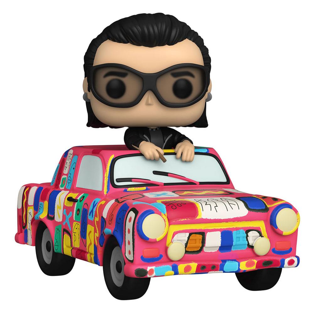 Funko Car w/Bono U2 POP! Rides Super Deluxe Vinyl Figura AB 15 cm