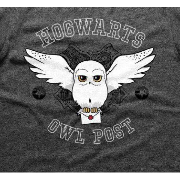 Camiseta Hogwarts Owl Post talla S Harry Potter - Collector4u.com