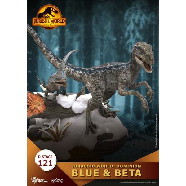 Diorama Blue & Beta Jurassic World: Dominion D-Stage PVC 13 cm - Collector4u.com