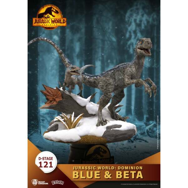 Diorama Blue & Beta Jurassic World: Dominion D-Stage PVC 13 cm - Collector4u.com