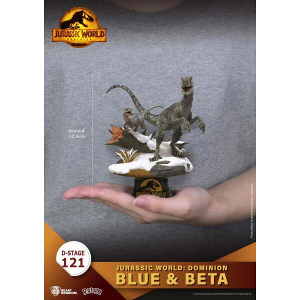 Diorama Blue & Beta Jurassic World: Dominion D-Stage PVC 13 cm - Collector4u.com