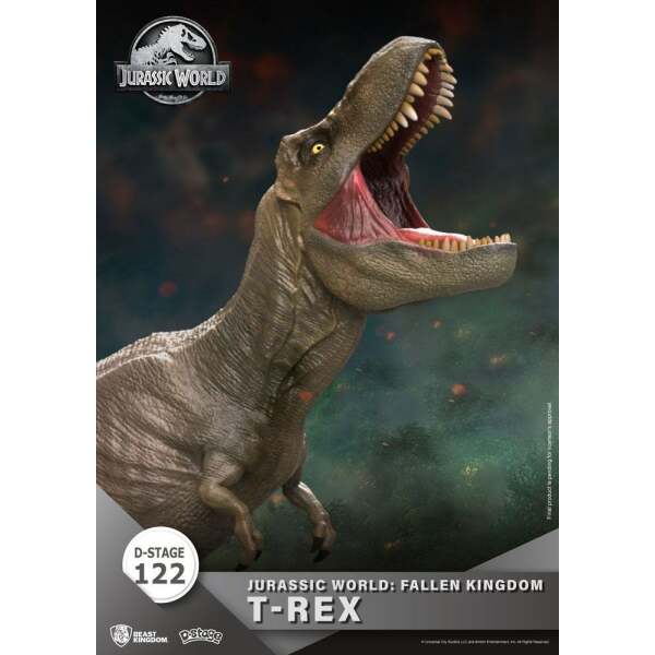 Diorama T-Rex Jurassic World: el reino caído D-Stage PVC 13 cm - Collector4u.com