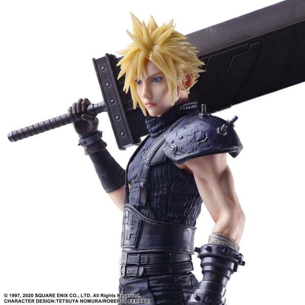 Estatua Cloud Strife Final Fantasy VII Remake Static Arts Gallery 26 cm - Collector4u.com