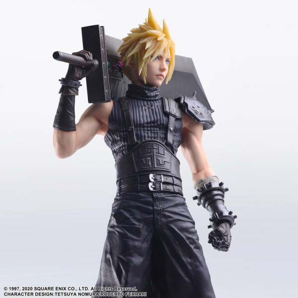 Estatua Cloud Strife Final Fantasy VII Remake Static Arts Gallery 26 cm - Collector4u.com