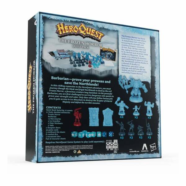 Expansión del Juego de Mesa The Frozen Horror HeroQuest Pack inglés - Collector4u.com