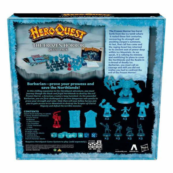 Expansión del Juego de Mesa The Frozen Horror HeroQuest Pack inglés - Collector4u.com