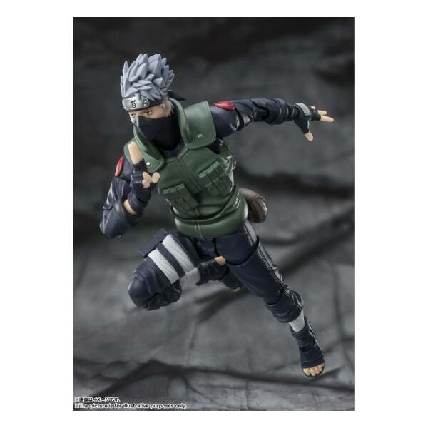 Figura S.H. Figuarts Kakashi Hatake Naruto Shippuden -The famed Sharingan Hero- 16 cm Bandai - Collector4u.com