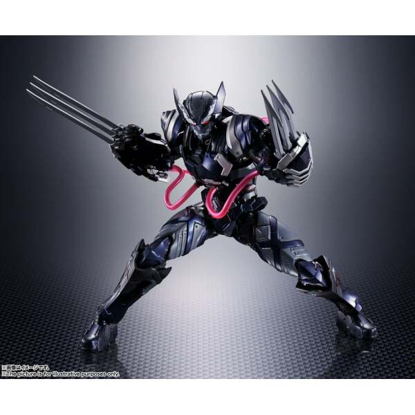 Figura S.H. Figuarts Venom Symbiote Wolverine Tech-On Avengers 16 cm Bandai - Collector4u.com