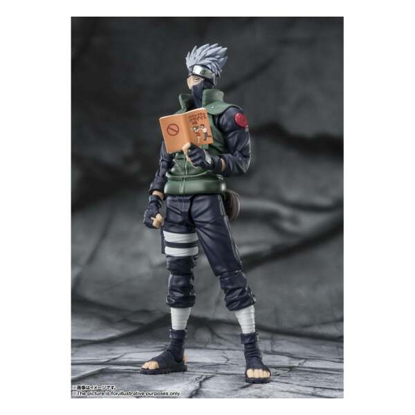 Figura S.H. Figuarts Kakashi Hatake Naruto Shippuden -The famed Sharingan Hero- 16 cm Bandai - Collector4u.com