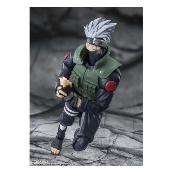 Figura S.H. Figuarts Kakashi Hatake Naruto Shippuden -The famed Sharingan Hero- 16 cm Bandai - Collector4u.com