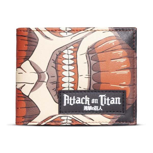 Monedero Bifold Graphic Patch Attack On Titan