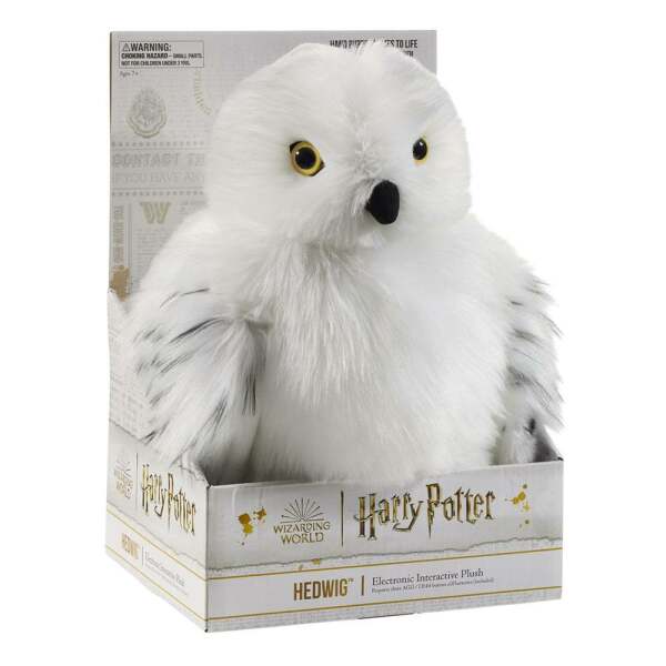 Peluche interactivo Hedwig Harry Potter 30 cm Noble Collection - Collector4u.com