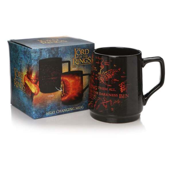 Taza Con Efecto Termico Eye Of Sauron El Senor De Los Anillos