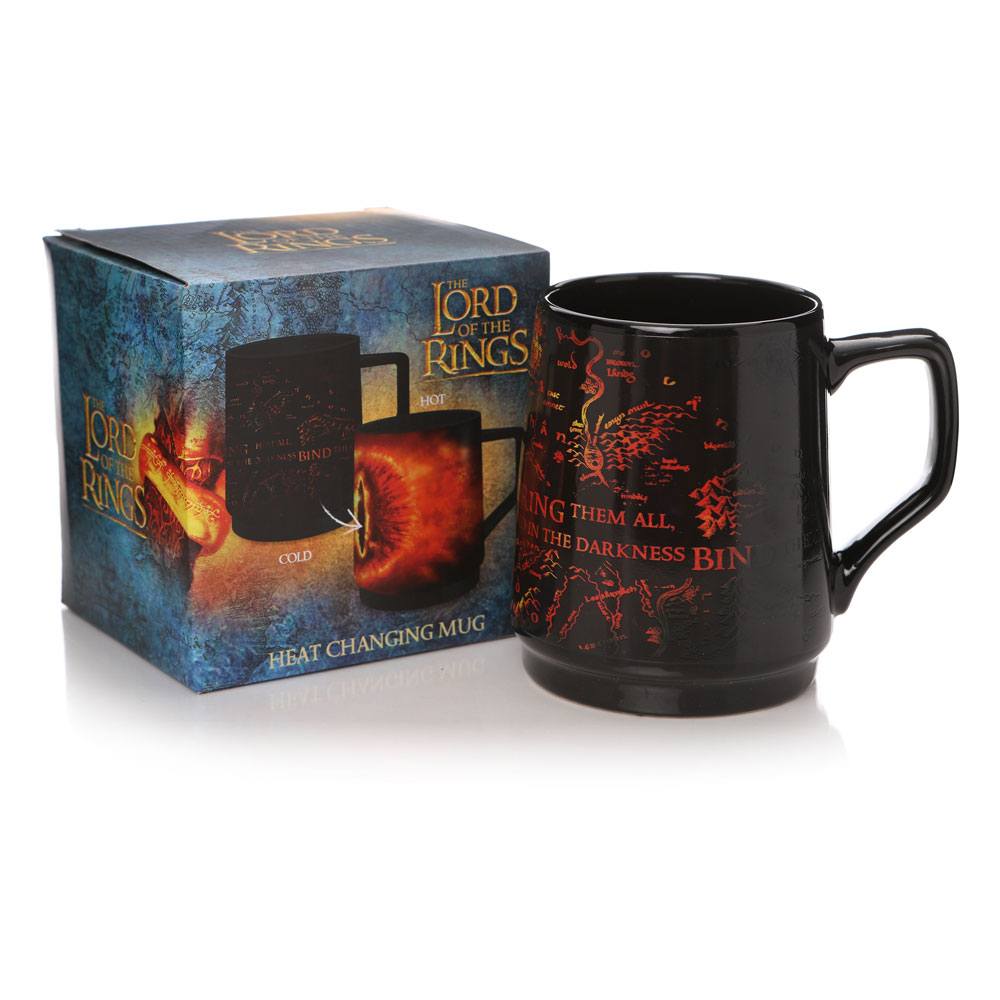 Taza con efecto térmico Eye of Sauron El Señor de los Anillos