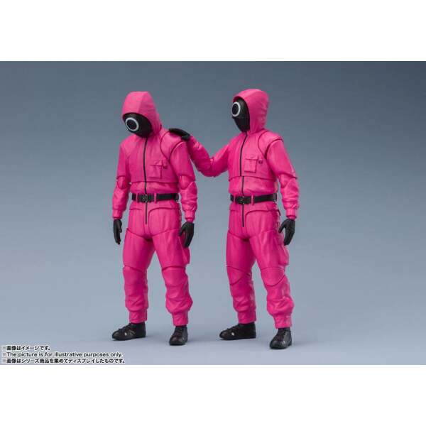 Figura Sh Figuarts Masked Worker Masked Manager Squid Game 14 Cm 3