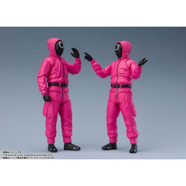 Figura Sh Figuarts Masked Worker Masked Manager Squid Game 14 Cm 4