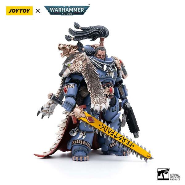 Figura Space Wolves Ragnar Blackmane Warhammer 40k 1 18 13 Cm