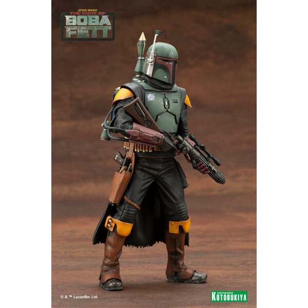 Estatua Boba Fett White Armor Star Wars: The Book of Boba Fett PVC ARTFX+ 1/10 Ver. 18 cm - Collector4u.com