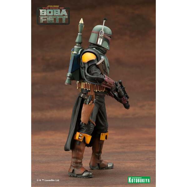 Estatua Boba Fett White Armor Star Wars: The Book of Boba Fett PVC ARTFX+ 1/10 Ver. 18 cm - Collector4u.com