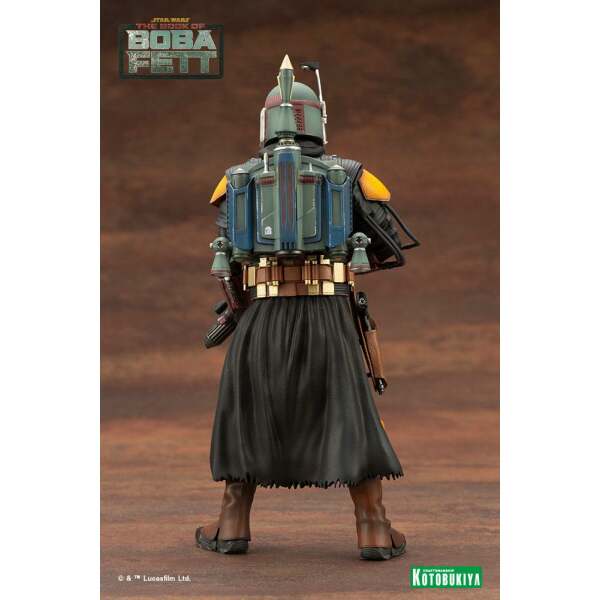 Estatua Boba Fett White Armor Star Wars: The Book of Boba Fett PVC ARTFX+ 1/10 Ver. 18 cm - Collector4u.com