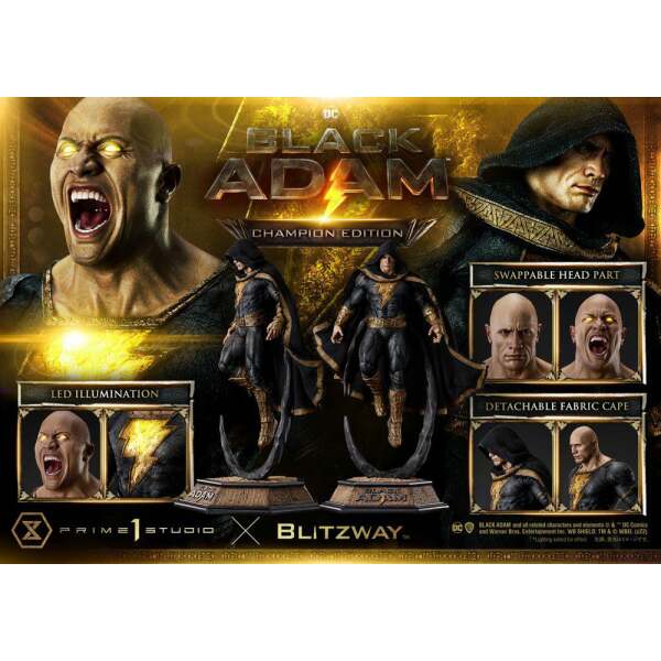 Estatua Black Adam Champion Edition Museum Masterline 1/3 96 cm - Collector4u.com