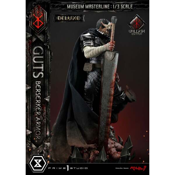 Estatua Guts Berserker Armor Berserk Museum Masterline 1/3 Unleash Edition Deluxe Bonus Version 121 cm - Collector4u.com