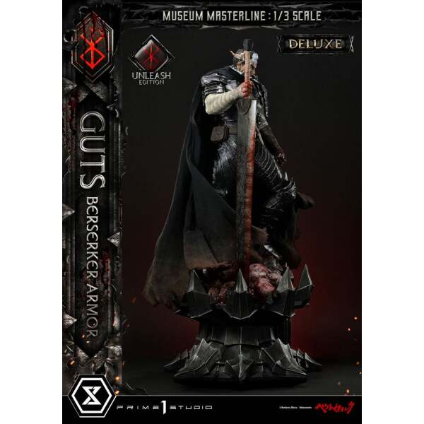 Estatua Guts Berserker Armor Berserk Museum Masterline 1/3 Unleash Edition Deluxe Bonus Version 121 cm - Collector4u.com