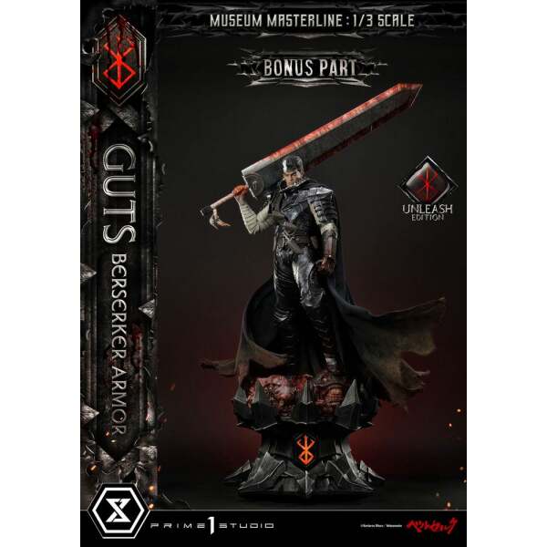 Estatua Guts Berserker Armor Berserk Museum Masterline 1/3 Unleash Edition Deluxe Bonus Version 121 cm - Collector4u.com