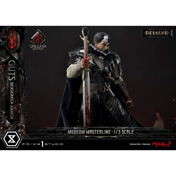 Estatua Guts Berserker Armor Berserk Museum Masterline 1/3 Unleash Edition Deluxe Bonus Version 121 cm - Collector4u.com