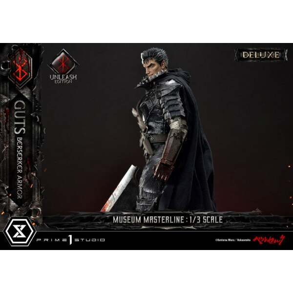 Estatua Guts Berserker Armor Berserk Museum Masterline 1/3 Unleash Edition Deluxe Bonus Version 121 cm - Collector4u.com