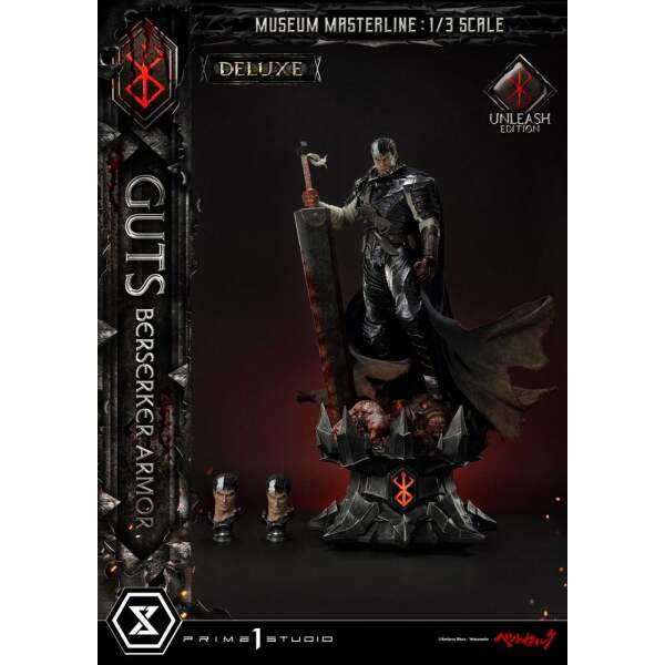 Estatua Guts Berserker Armor Berserk Museum Masterline 1/3 Unleash Edition Deluxe Bonus Version 121 cm - Collector4u.com