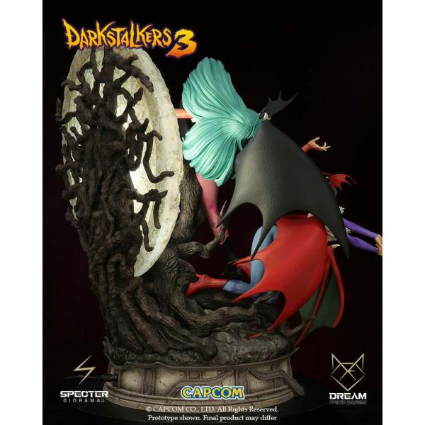 Diorama Morrigan y Lilith Darkstalkers 3 1/6 47 cm - Collector4u.com