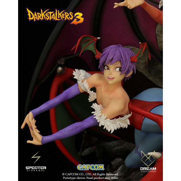 Diorama Morrigan y Lilith Darkstalkers 3 1/6 47 cm - Collector4u.com