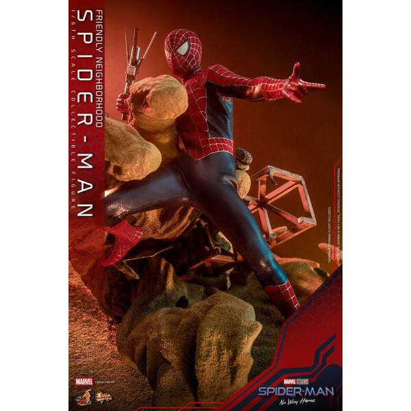 Figura Movie Masterpiece Spider-Man Spider-Man: No Way Home 1/6 Friendly Neighborhood 30 cm - Collector4u.com