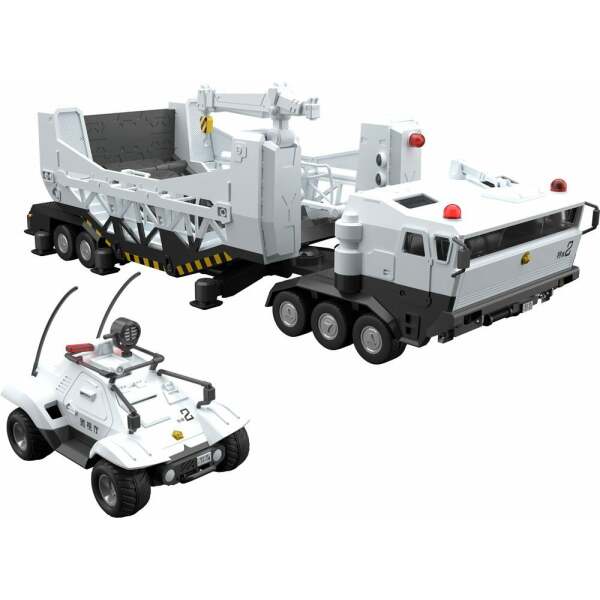 Maquetas Mobile Police Patlabor Plastic Model Kit Moderoid 1/60 Type 98 Special Command Vehicle & Type 99 Special Labor Carrier - Collector4u.com