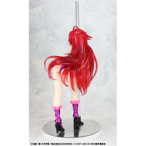 Estatua Rias Gremory Pole Dance Ver Purple Color High School DxD 1/7 20 cm - Collector4u.com