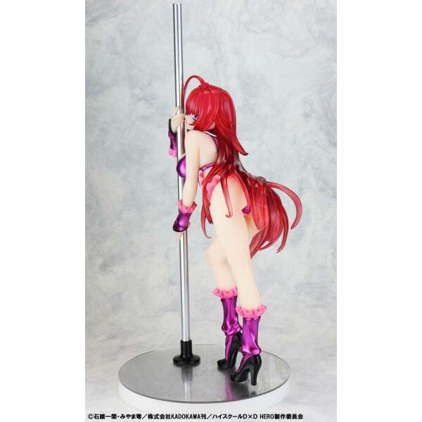 Estatua Rias Gremory Pole Dance Ver Purple Color High School DxD 1/7 20 cm - Collector4u.com